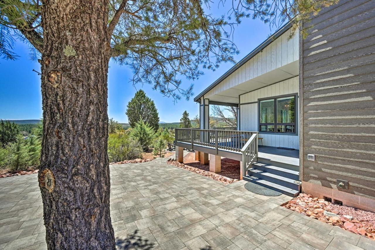 Luxe Pine Escape With Mtn Views And Gas Fire Pit! Villa Exterior foto